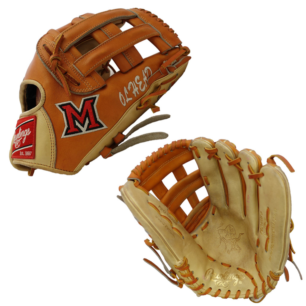 Custom Rawlings Heart of the Hide MIAMI of OHIO - PRO3028-6 - 12.5" Baseball Glove 