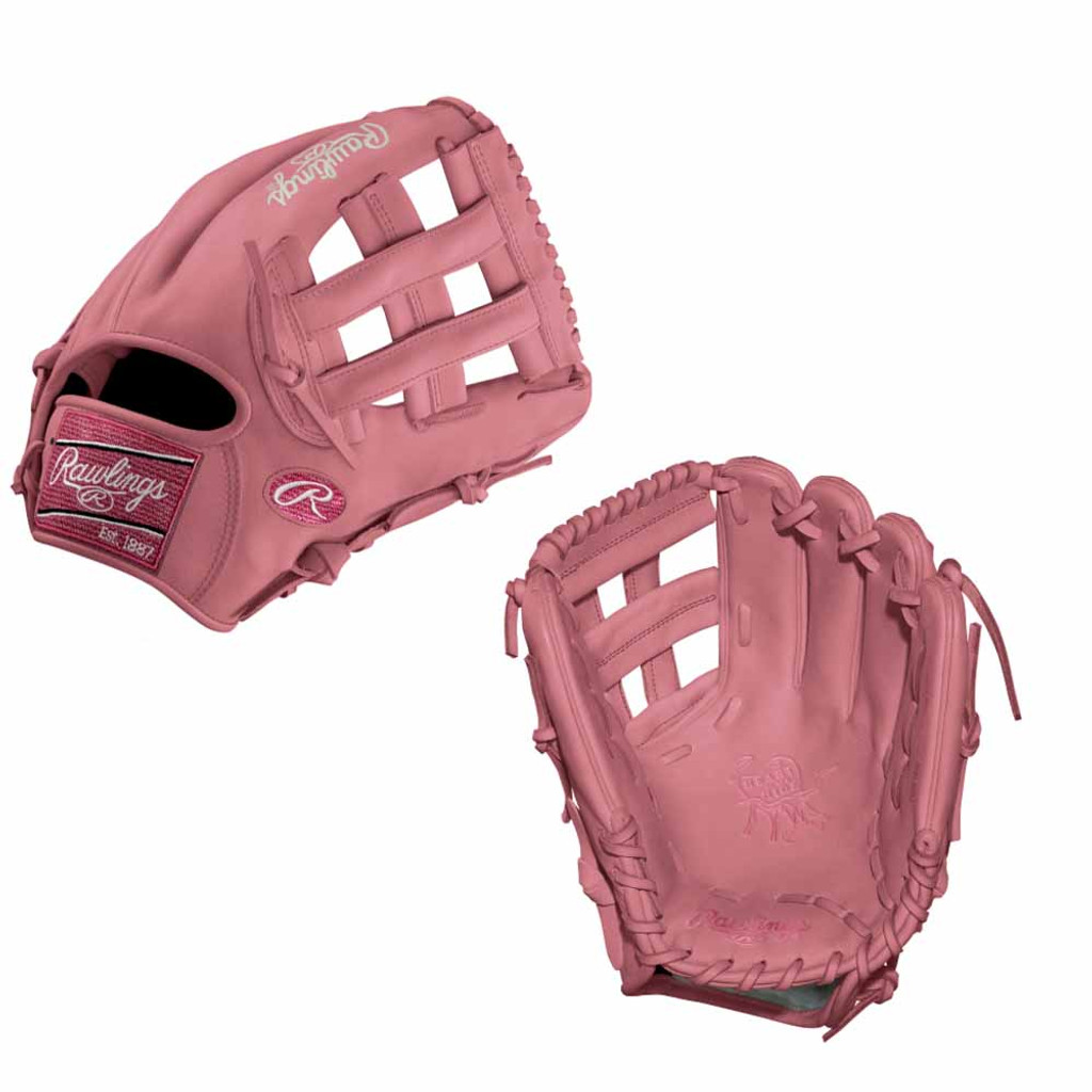 Custom Rawlings Heart of the Hide PINK PROKB17-6 12.25" Baseball Glove 