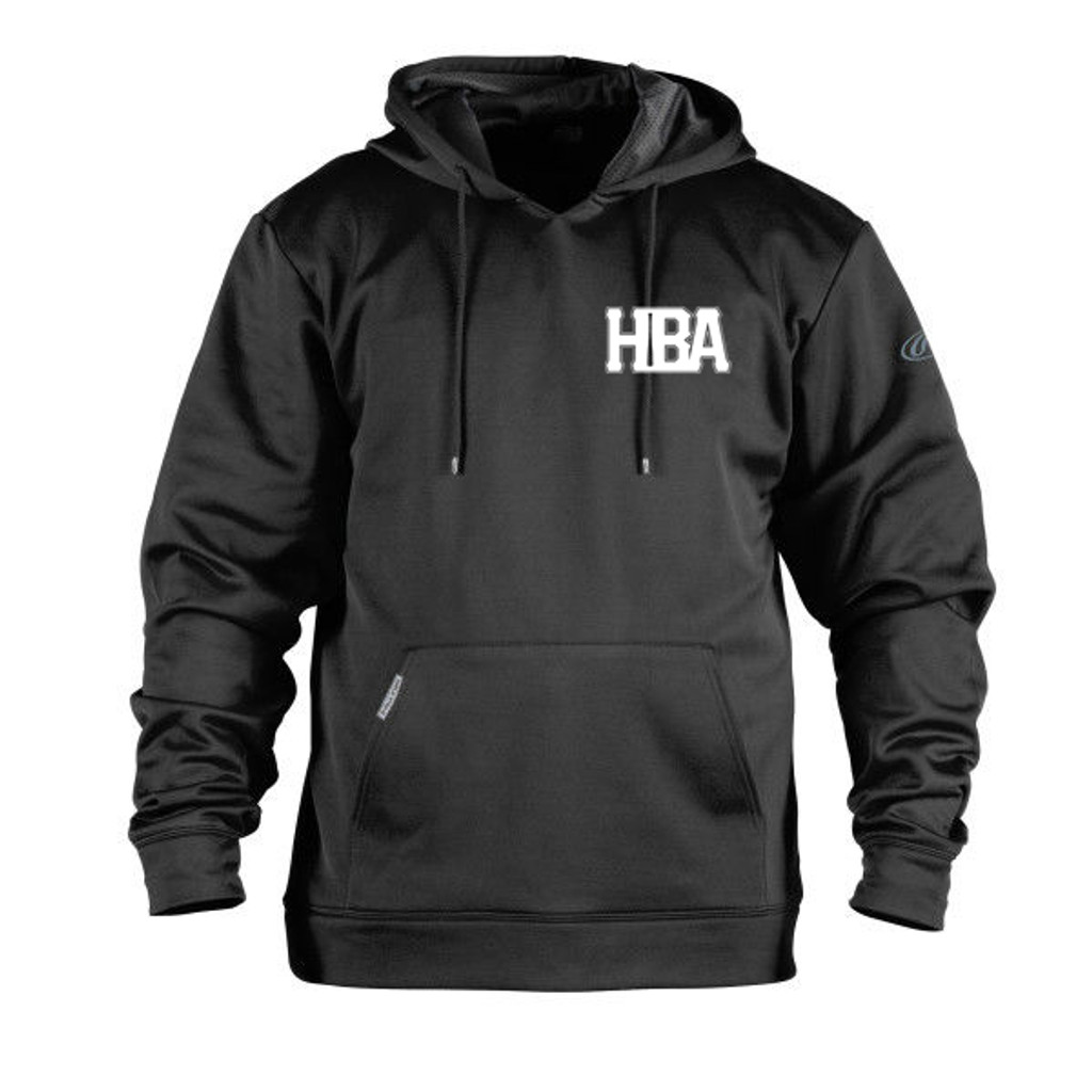 HBA Rawlings Fleece Hoodie - Black