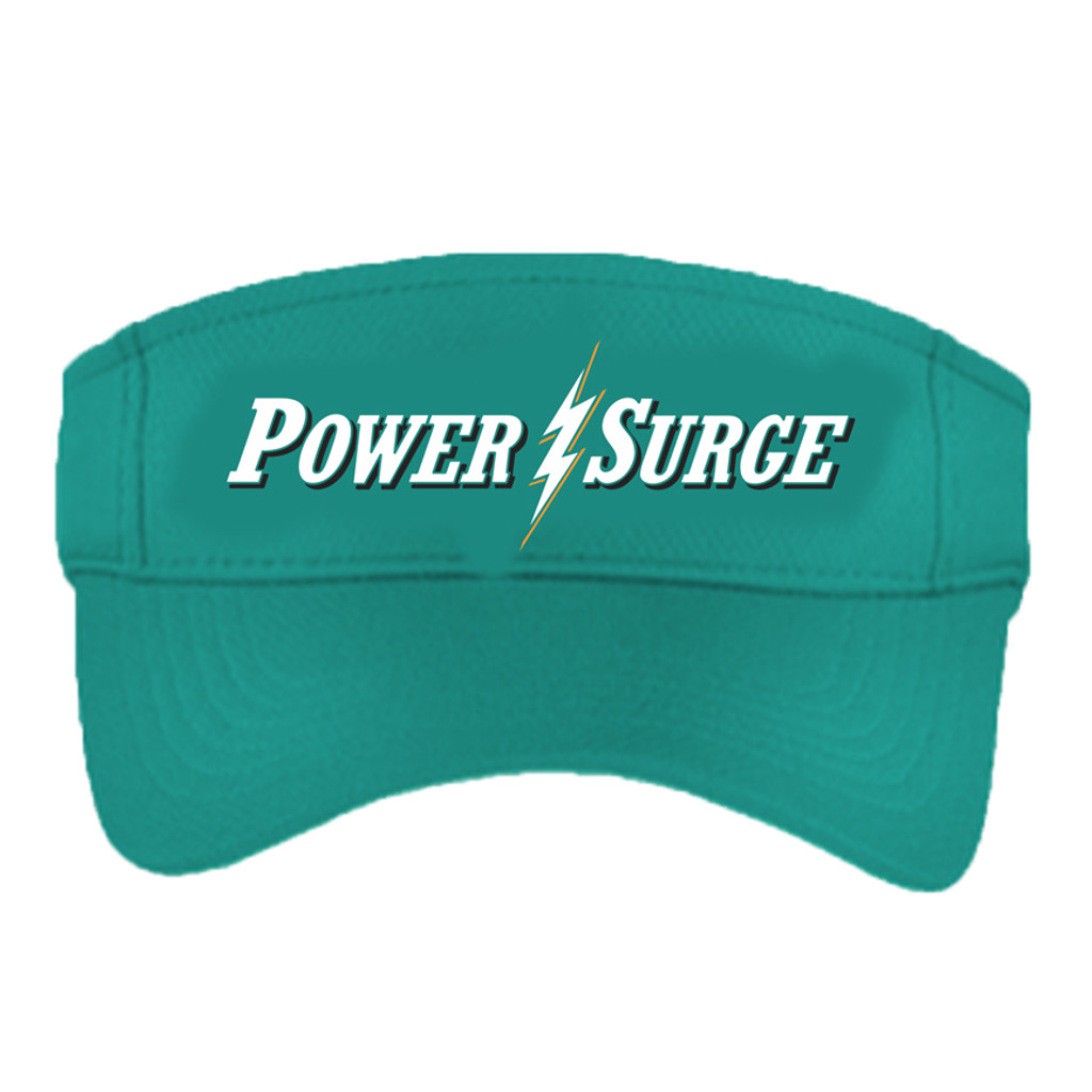 San Diego Power Surge Softball Visor Teal