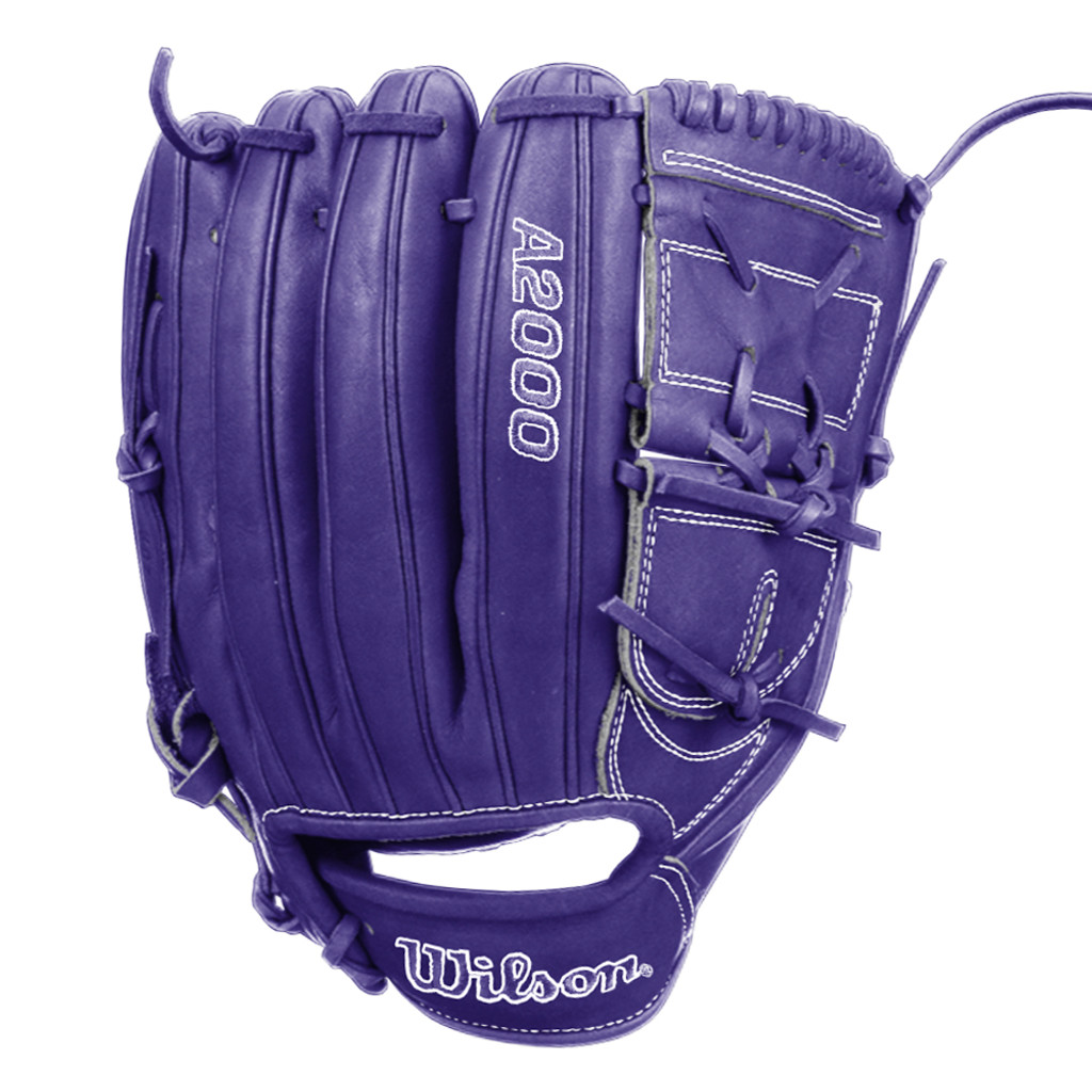 CUSTOM WILSON A2000 B2 - PURPLE - 12" BASEBALL GLOVE