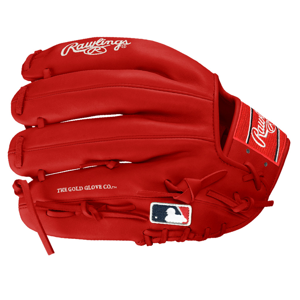 CUSTOM RAWLINGS HEART OF THE HIDE PRO205-7 - RED - 11.75" BASEBALL GLOVE