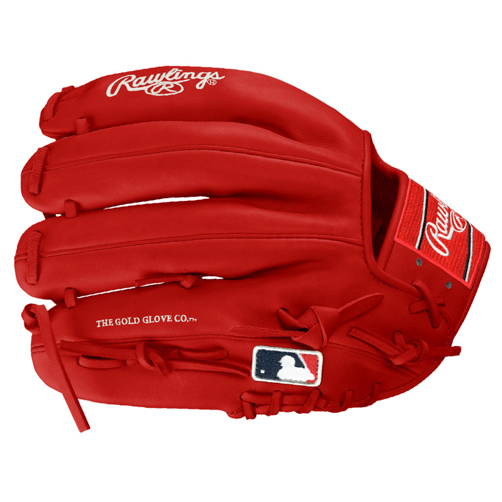 CUSTOM RAWLINGS HEART OF THE HIDE PRO206-9 - RED - 12" BASEBALL GLOVE