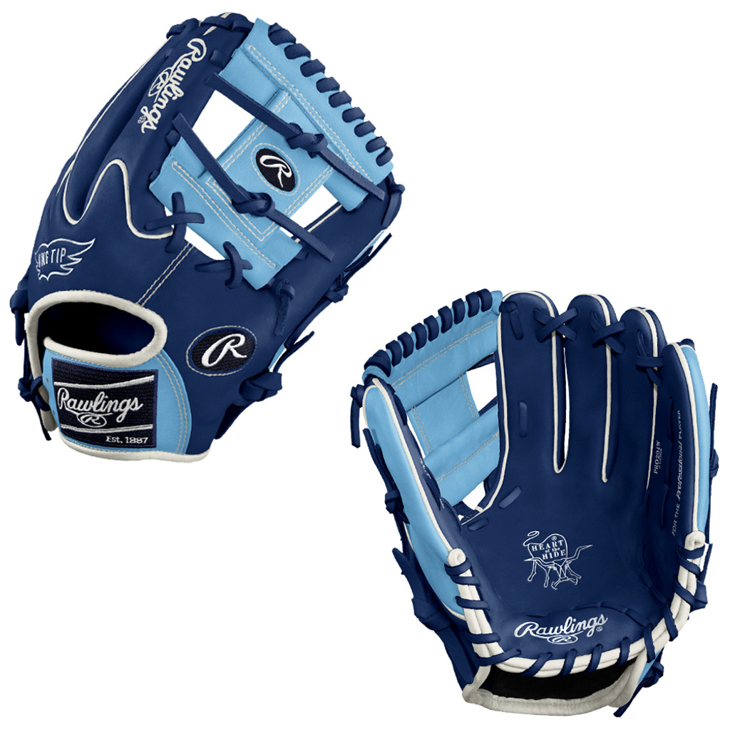 CUSTOM RAWLINGS HEART OF THE HIDE PRO204W-2 - FROSTY - 11.5" BASEBALL GLOVE