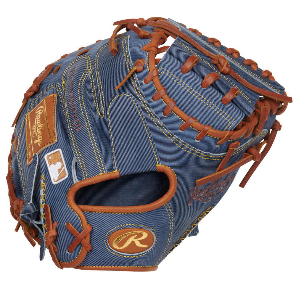 RAWLINGS HEART OF THE HIDE PROCM43D - PRO LABEL - DENIM - 34" CATCHER'S MITT