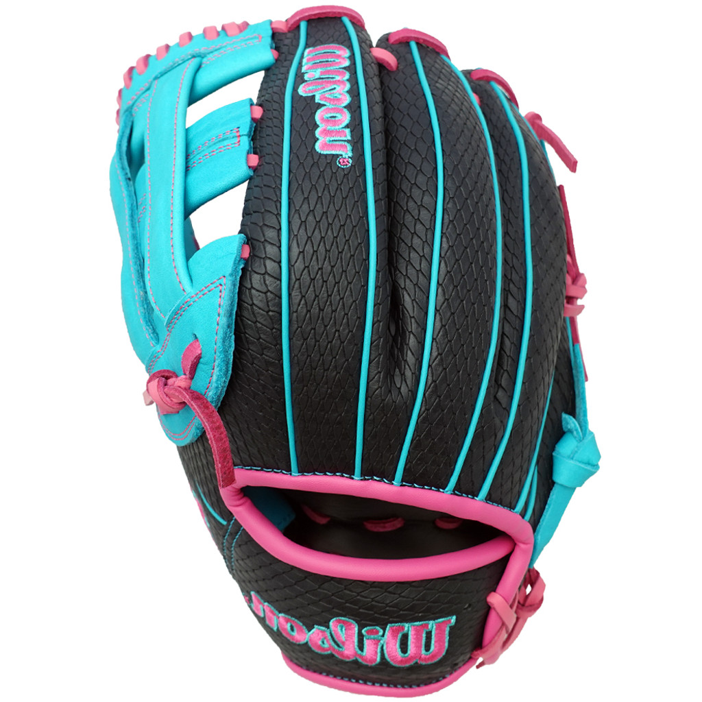 CUSTOM WILSON A1000 DW5 - WBW10452612 - NIGHTS - 12" LHT BASEBALL GLOVE