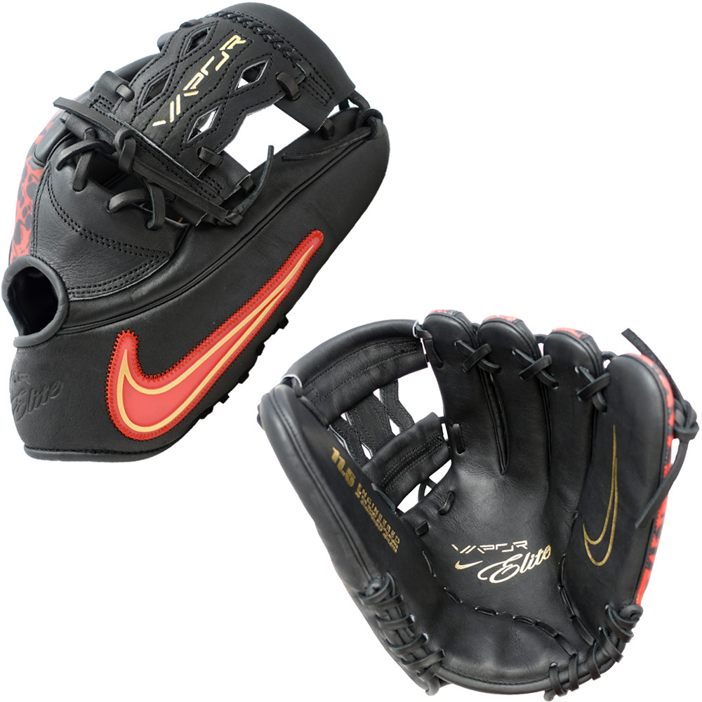 NIKE VAPOR ELITE - BLK/RED/GLD - 11.5