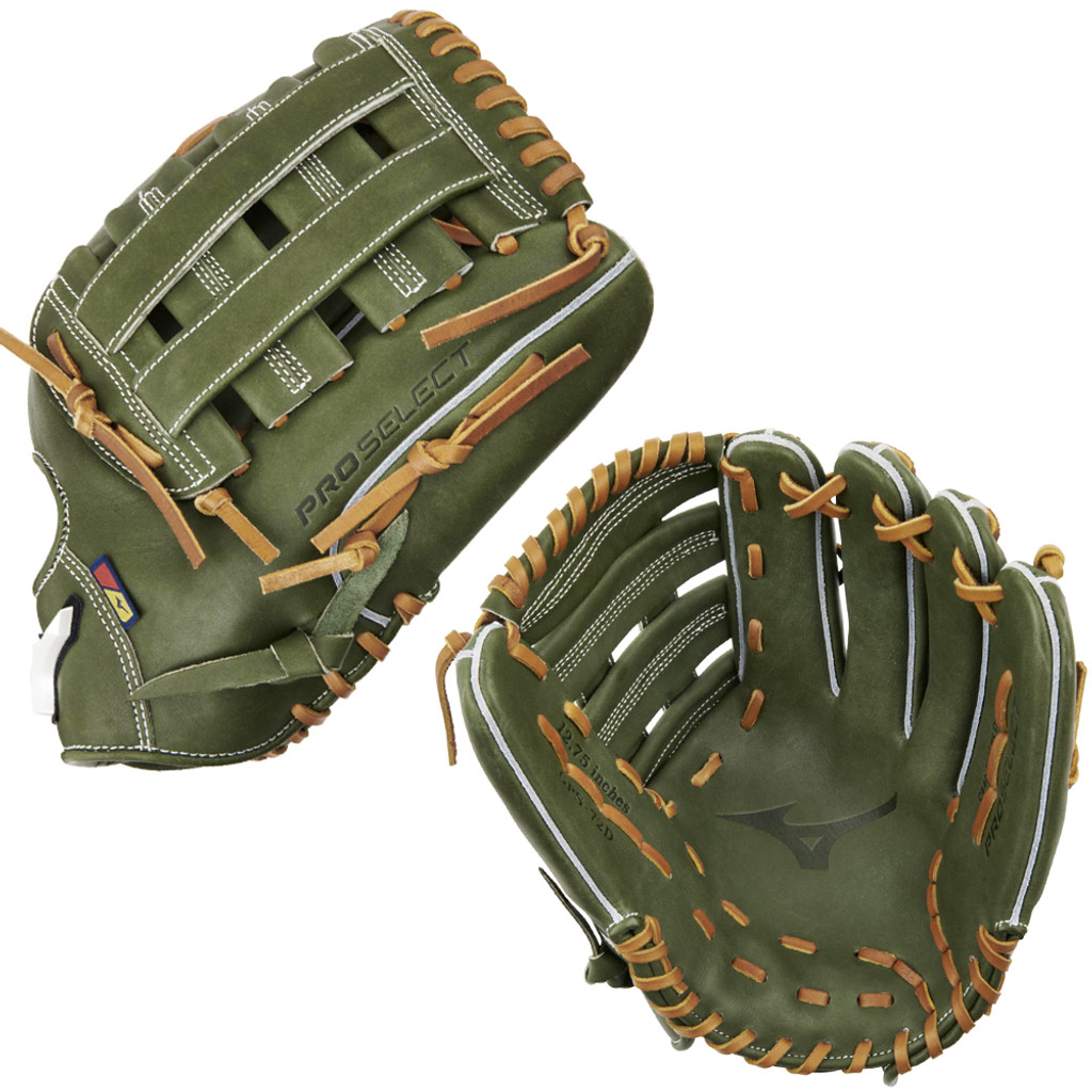 MIZUNO PRO SELECT GPS-72D - GREEN - 12.75" BASEBALL GLOVE