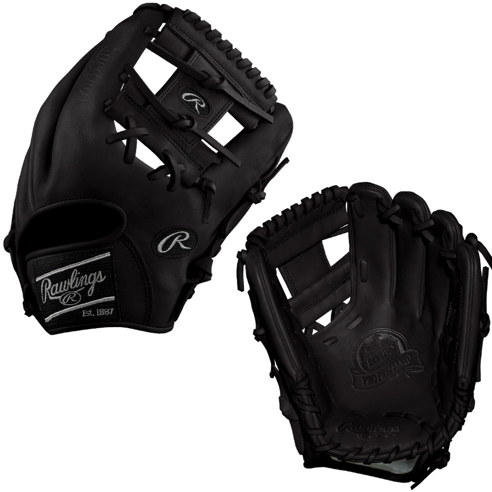 CUSTOM RAWLINGS PRO PREFERRED PROS204-2 - STEALTH - 11.5" BASEBALL GLOVE