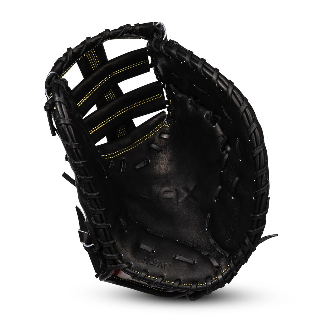 CUSTOM JAX PL-4 - BLACK - SINGLE-POST - 13" FIRST BASE MITT
