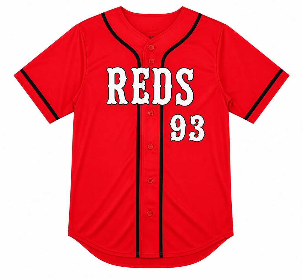 Reds Button Jersey - Red
