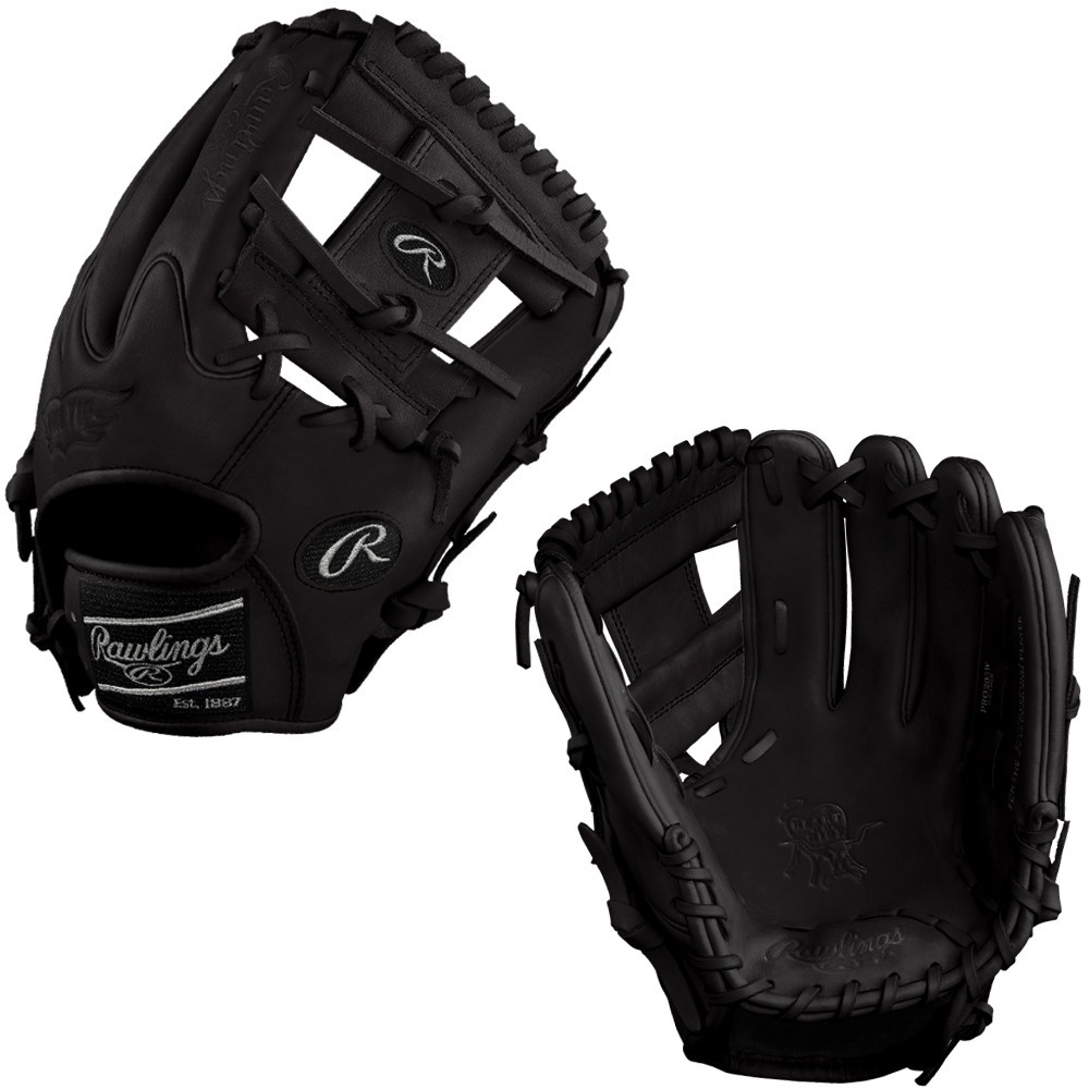 CUSTOM RAWLINGS HEART OF THE HIDE PRO205W-2 - STEALTH - 11.75" BASEBALL GLOVE