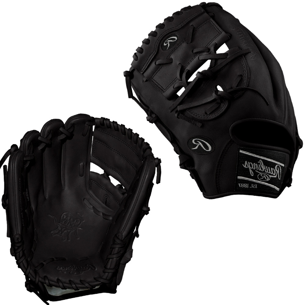 CUSTOM RAWLINGS HEART OF THE HIDE PRO206-9 - STEALTH - 12" LHT BASEBALL GLOVE