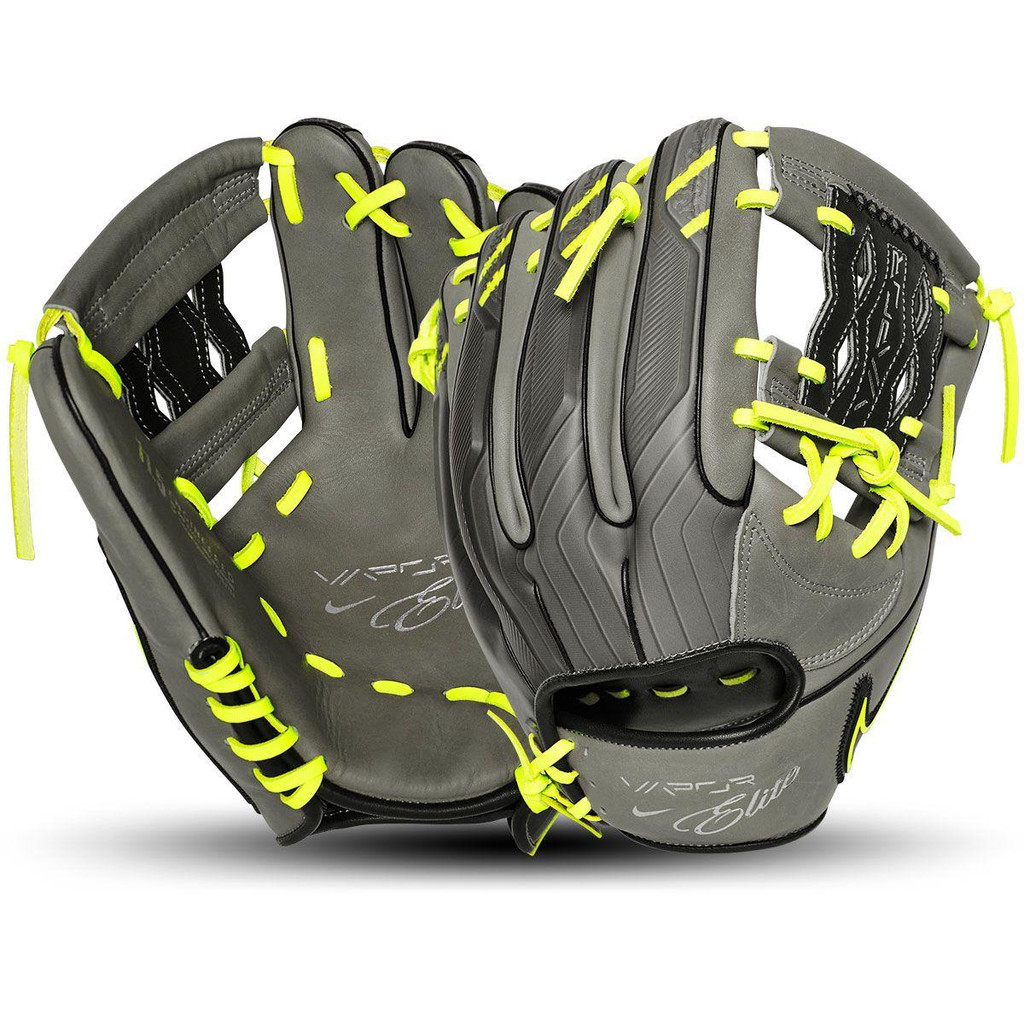 NIKE VAPOR ELITE - GREY/VOLT - 11.5" BASEBALL GLOVE
