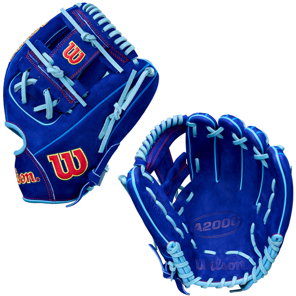 WILSON A2000 1786 - WBW104620115 - BLC BIG RALLY BLUE RASPBERRY - 11.5" RHT BASEBALL GLOVE