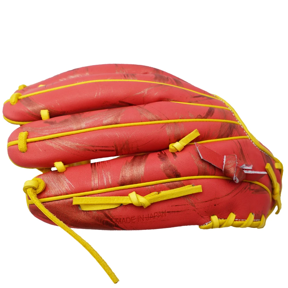 ZETT PRO STATUS - BPG-PRO - MAGENTA/YELLOW - MADE IN JAPAN - 11.5" BASEBALL GLOVE