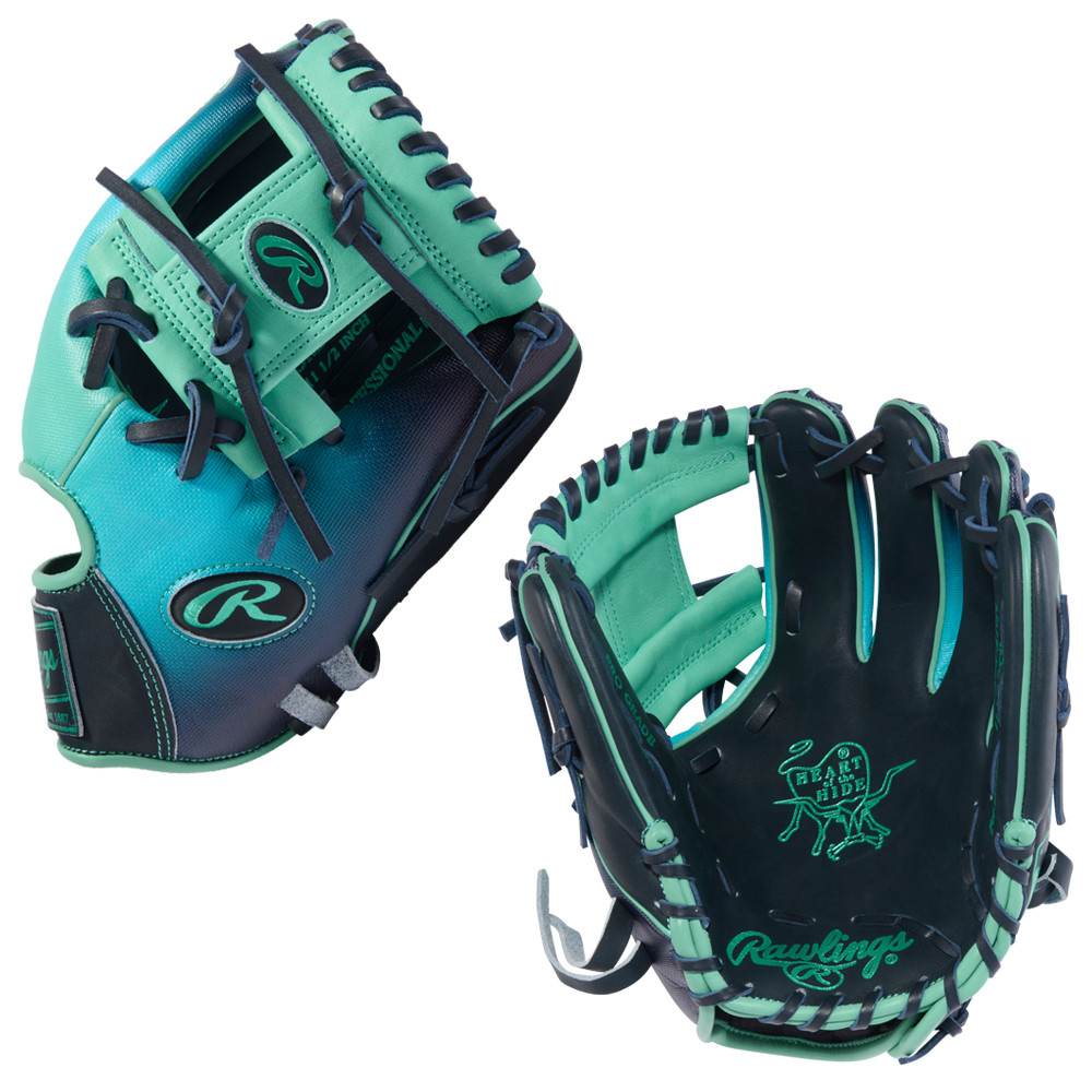 RAWLINGS HEART OF THE HIDE PROR204-2NN - FUNBURST 2.0 - 11.5" RHT BASEBALL GLOVE