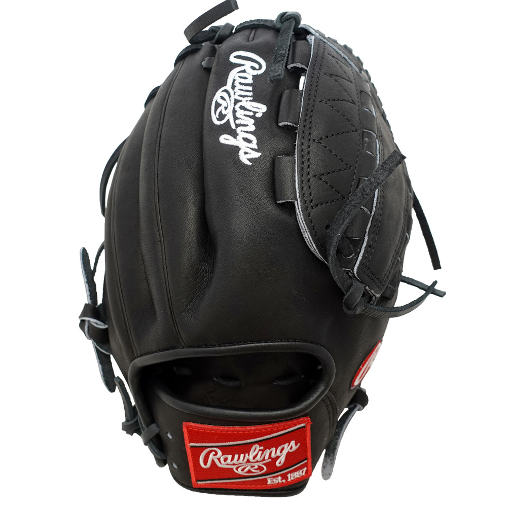 CUSTOM RAWLINGS HEART OF THE HIDE PRO206-12 - BLACK - 12" RHT BASEBALL GLOVE