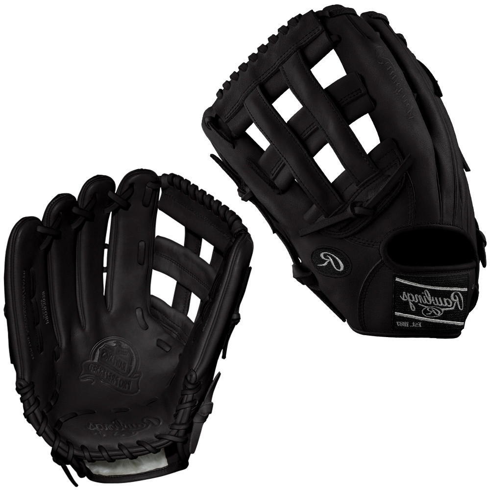 CUSTOM RAWLINGS PRO PREFERRED PROS3039-6 - STEALTH - 12.75" LHT BASEBALL GLOVE