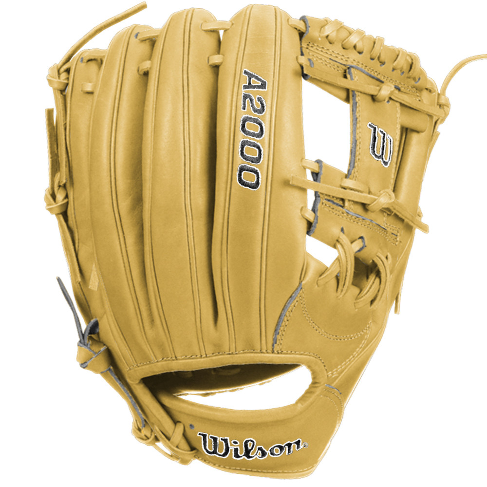 CUSTOM WILSON A2000 1781 - BLONDE - 12.25" RHT BASEBALL / SOFTBALL GLOVE