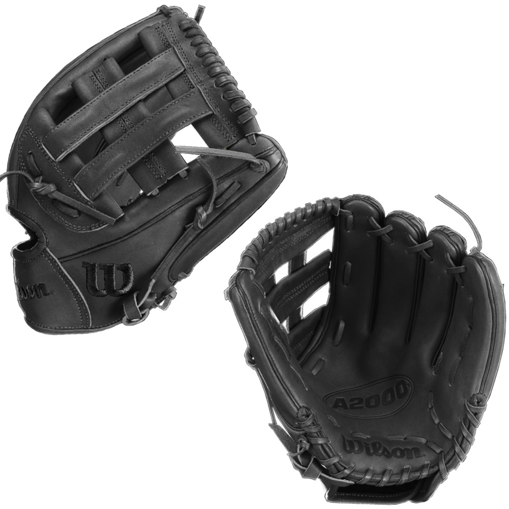 CUSTOM WILSON A2000 DW5 - STEALTH - 12" RHT BASEBALL GLOVE