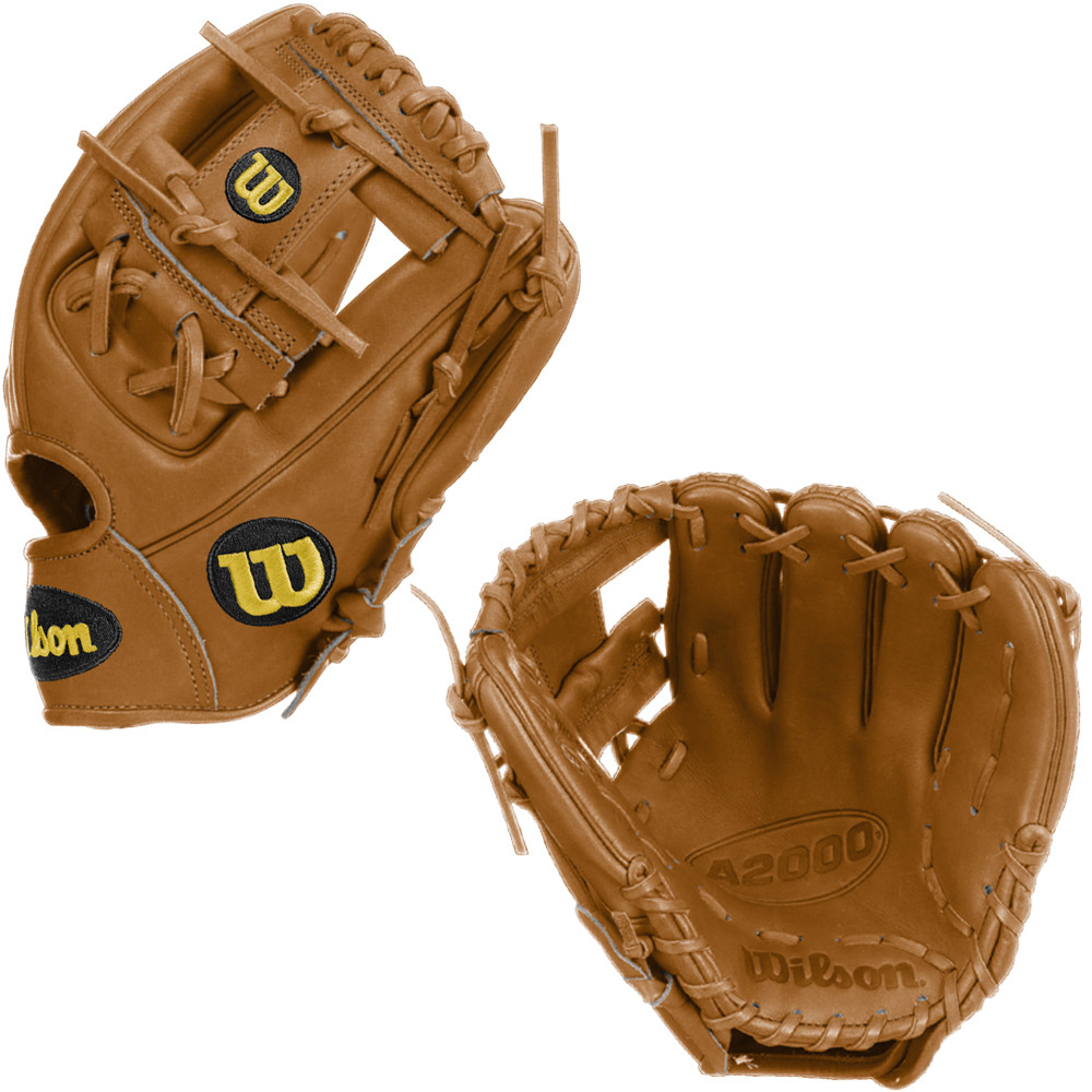 CUSTOM WILSON A2000 1788 - TAN - 11.25" RHT BASEBALL GLOVE