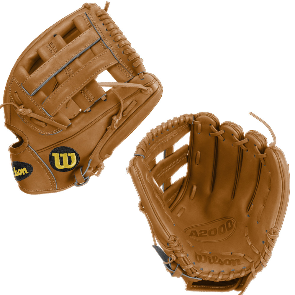 CUSTOM WILSON A2000 DW5 - TAN - 12" RHT BASEBALL GLOVE