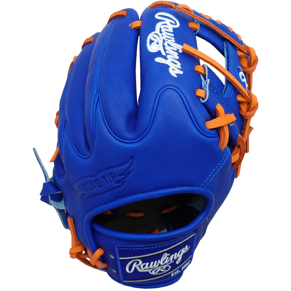 CUSTOM RAWLINGS HEART OF THE HIDE PRO204W-2 - METS - 11.5" RHT BASEBALL GLOVE