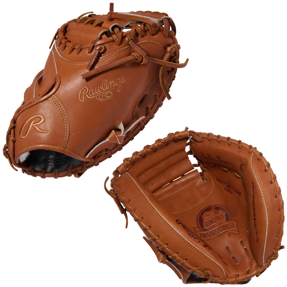 RAWLINGS PRO PREFERRED PROSCM33-23BR - 33" RHT CATCHER'S MITT