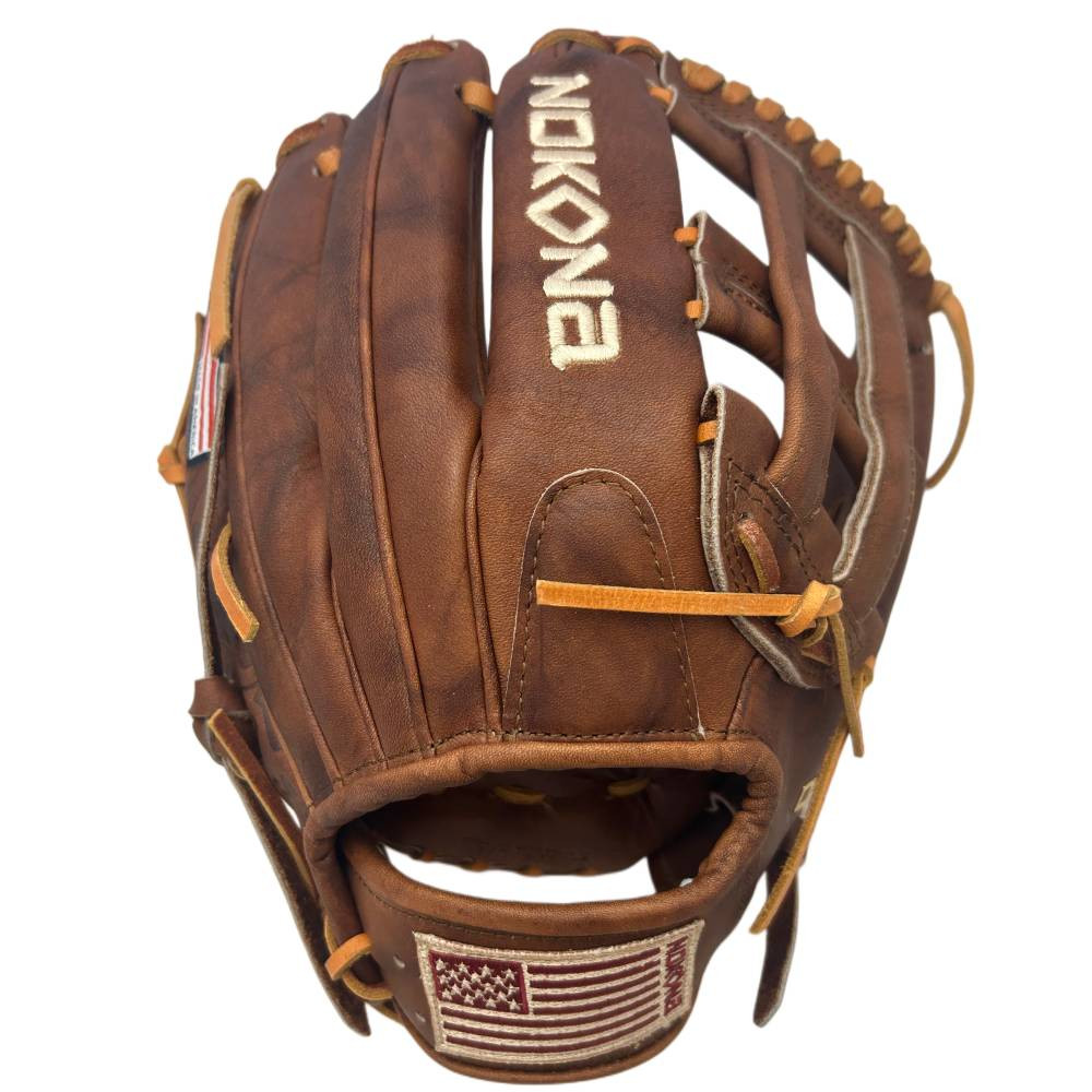 NOKONA W-1275H - WALNUT - USA - 12.75" RHT BASEBALL / SOFTBALL GLOVE