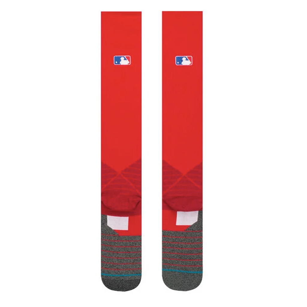 STANCE DIAMOND PRO OTC - RED- MLB ON-FIELD SOCKS