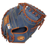 RAWLINGS HEART OF THE HIDE PROCM43D - PRO LABEL - DENIM - 34" CATCHER'S MITT