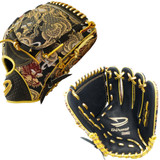 EXCLUSIVE D-QUEST INASE - BLACK DRAGON KIMONO - MADE IN JAPAN - 12" BASEBALL GLOVE