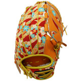 EXCLUSIVE D-QUEST - ORANGE STAR - MADE IN JAPAN - 12" BASEBALL GLOVE