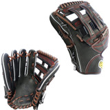 CUSTOM JAX LJ-10 - BLACK - H-WEB - 12.5" LHT BASEBALL GLOVE
