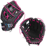 CUSTOM WILSON A2000 1786 - PNTBKPNK - 11.5" RHT BASEBALL GLOVE