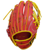 ZETT PRO STATUS - BPG-PRO - MAGENTA/YELLOW - MADE IN JAPAN - 11.5" BASEBALL GLOVE