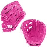CUSTOM WILSON A1000 DW5 - WBG0022001RT12 - PINK - 12" RHT BASEBALL GLOVE