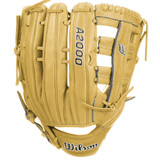 CUSTOM WILSON A2000 SP13 - BLONDE - 13" RHT SOFTBALL / BASEBALL GLOVE
