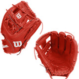 CUSTOM WILSON A2000 1975 - RED - 11.75" RHT BASEBALL GLOVE