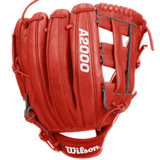 CUSTOM WILSON A2000 DW5 - RED - 12" RHT BASEBALL GLOVE