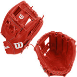 CUSTOM WILSON A2000 1781 - RED - 12.25" RHT BASEBALL / SOFTBALL GLOVE