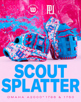 CWS WILSON EXCLUSIVE A2000 - SCOUT SPLATTER - 1750 - 12.5" RHT BASEBALL GLOVE