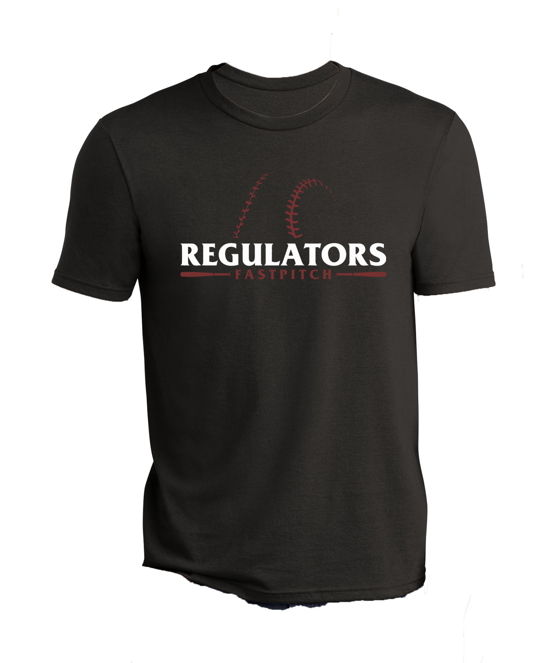 Regulators Softball Cotton Team Shirt - Black - San Diego Baseball ...