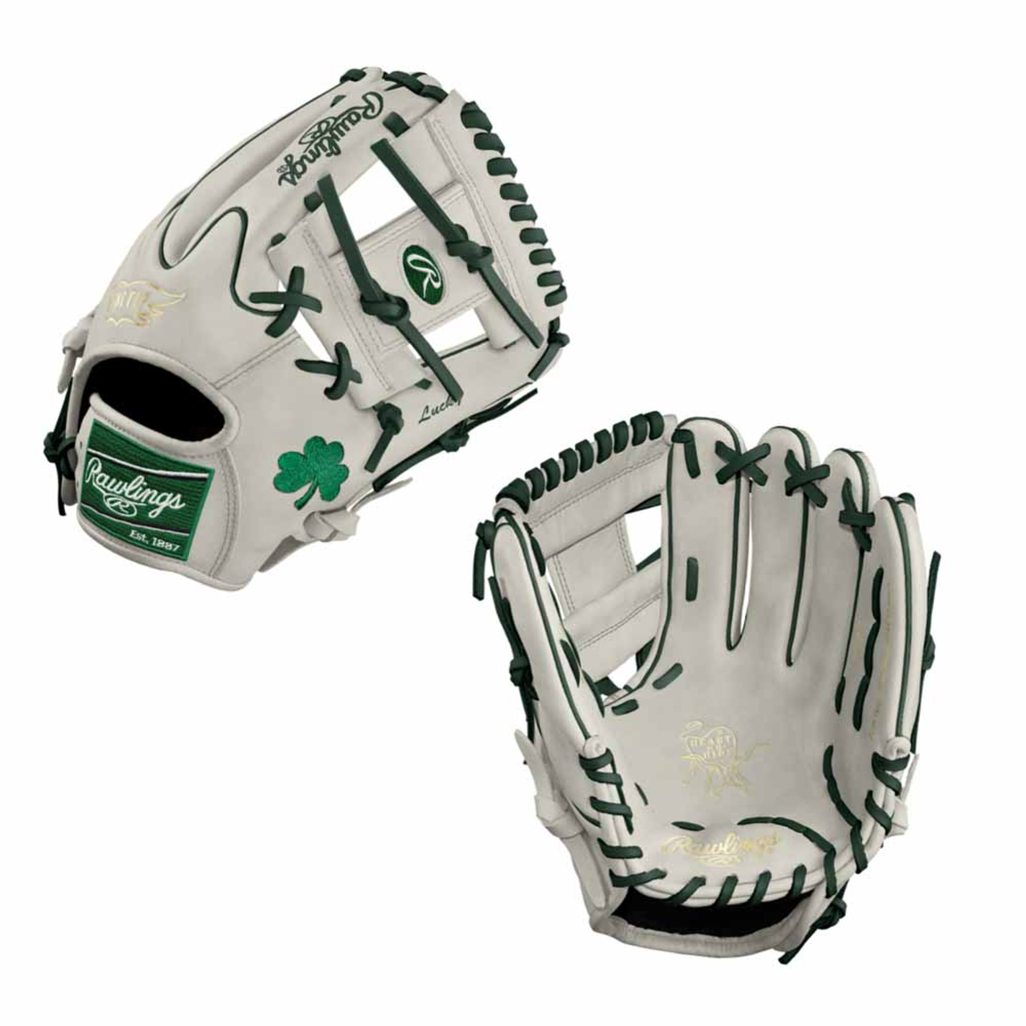 CUSTOM RAWLINGS OF THE HIDE PRO204W-2 - LUCKY - 11.5” BASEBALL GLOVE