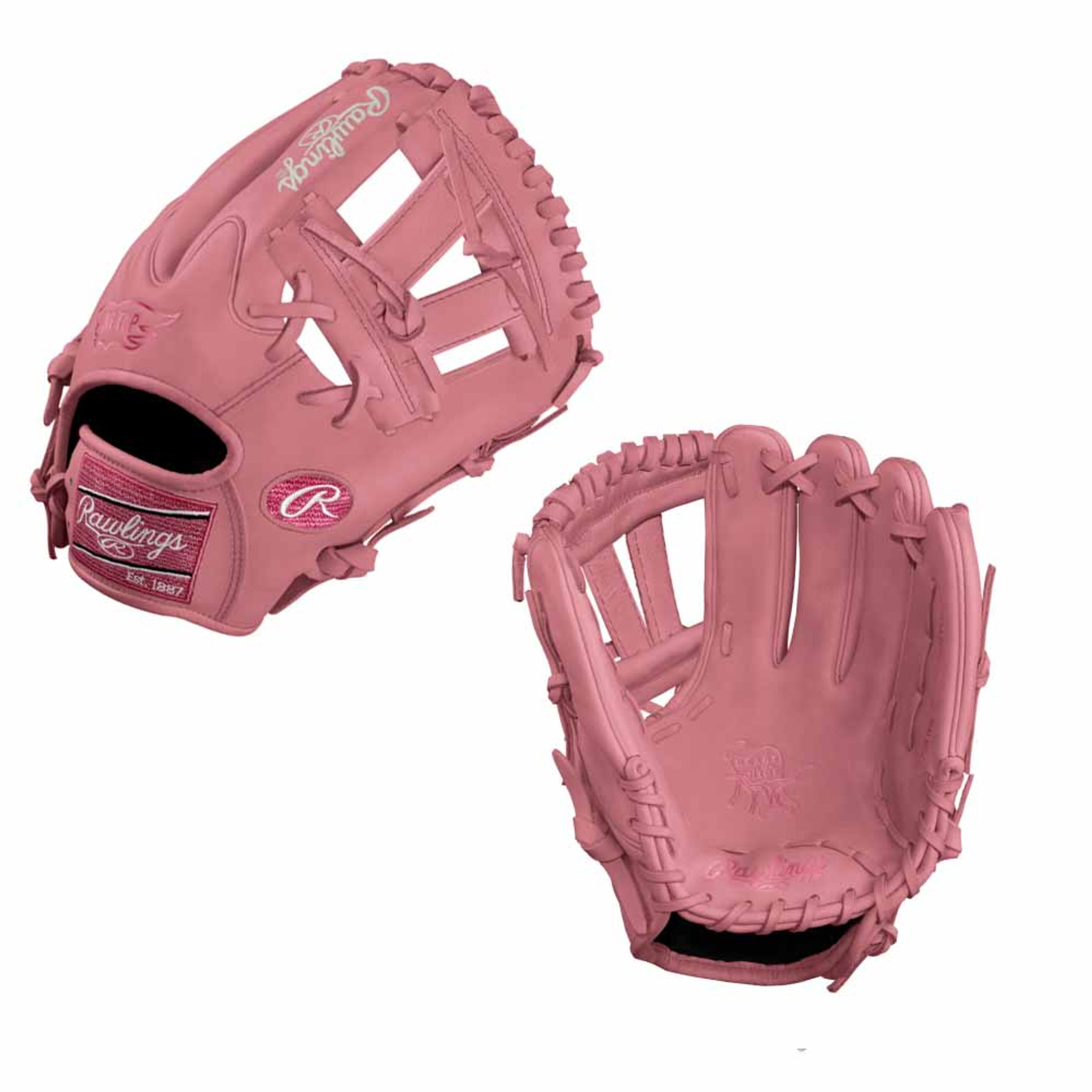 Rawlings Heart of the Hide 12.25 SMU Pink Baseball Glove PRO207-9P