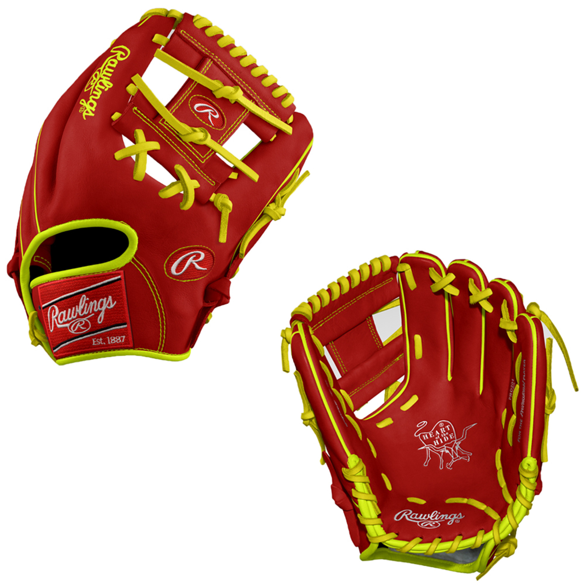 Custom Rawlings Heart of the Hide RAYS - PRO204-2 - 11.5” Baseball Glove