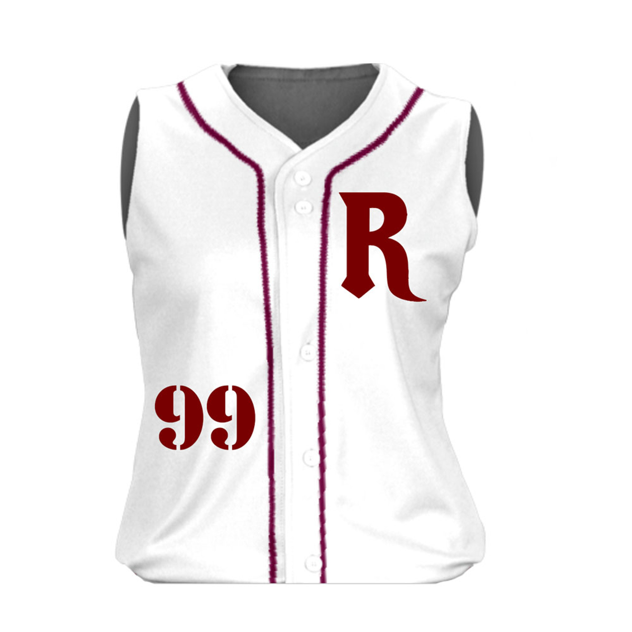 Gwynn Button Up Jersey - White - San Diego Baseball Supply - Charlie Rose