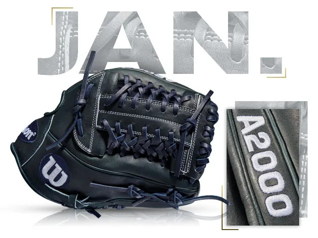 Wilson A2000 CJW GOTM JAN15 12" Baseball Glove San Diego Baseball