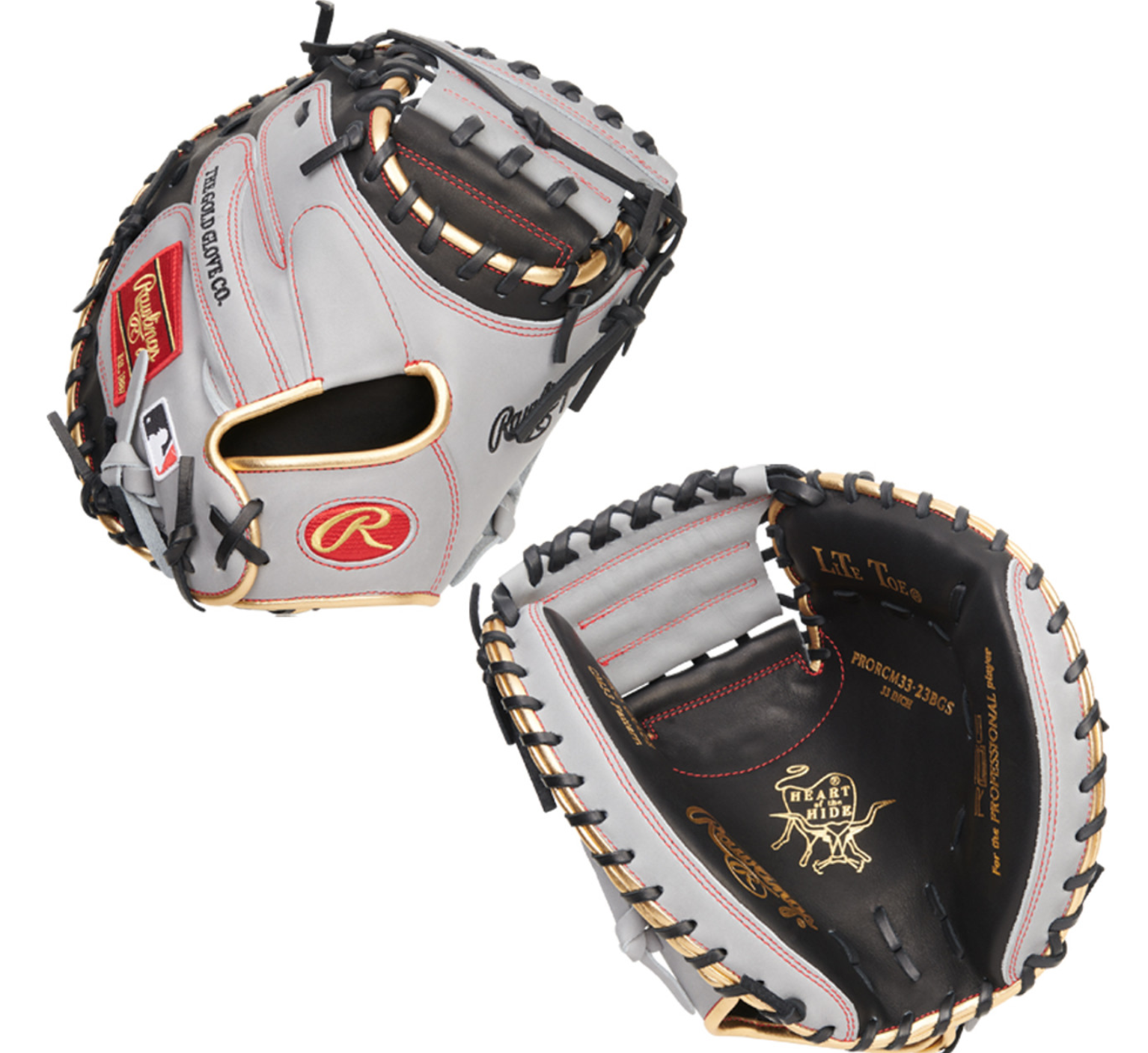 Rawlings 33 Heart of The Hide R2G Baseball Catcher's Mitt, PRORCM33-23BGS